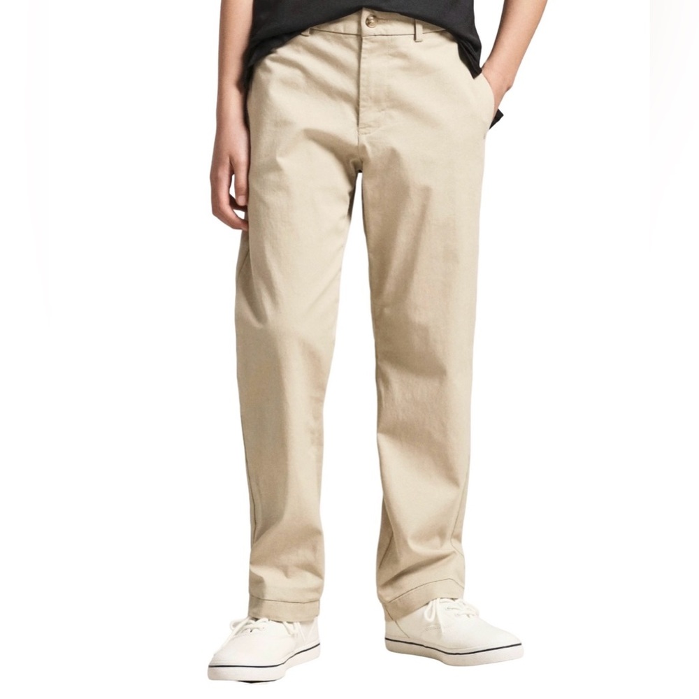 Polo Ralph Lauren Boys 14 Beige Classic Fit Chino Pants Vintage 90s